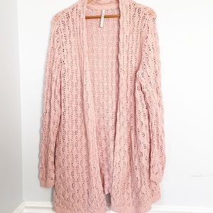 Leo & Nicole Open Front Knit Cardigan